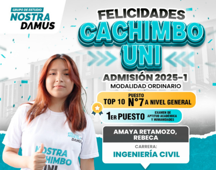 Cachimbo UNI 2025-1 - Grupo de Estudio Nostradamus