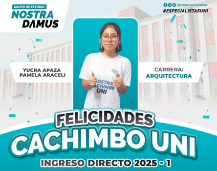 Cachimbo UNI 2025-1 - Grupo de Estudio Nostradamus