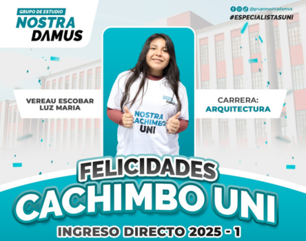 Cachimbo UNI 2025-1 - Grupo de Estudio Nostradamus