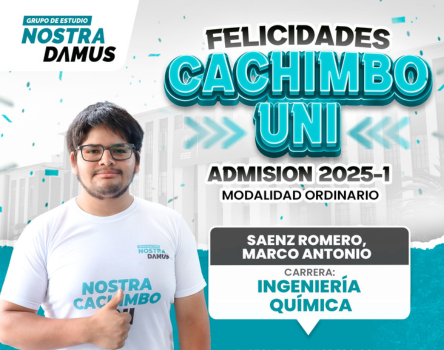 Cachimbo UNI 2025-1 - Grupo de Estudio Nostradamus