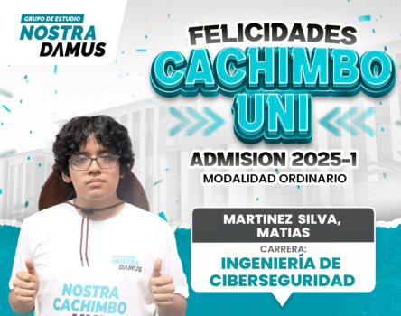 Cachimbo UNI 2025-1 - Grupo de Estudio Nostradamus