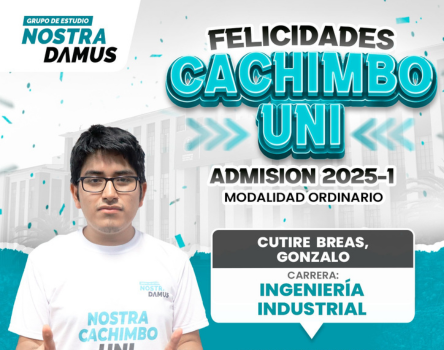 Cachimbo UNI 2025-1 - Grupo de Estudio Nostradamus