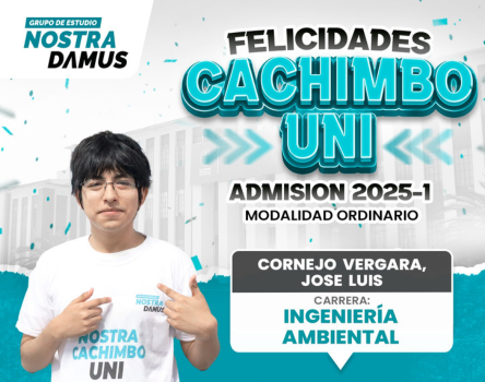 Cachimbo UNI 2025-1 - Grupo de Estudio Nostradamus
