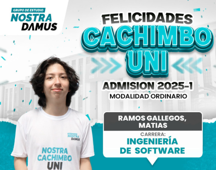 Cachimbo UNI 2025-1 - Grupo de Estudio Nostradamus