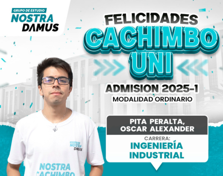 Cachimbo UNI 2025-1 - Grupo de Estudio Nostradamus