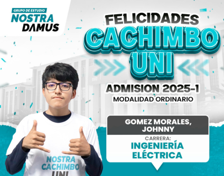 Cachimbo UNI 2025-1 - Grupo de Estudio Nostradamus