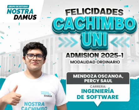 Cachimbo UNI 2025-1 - Grupo de Estudio Nostradamus