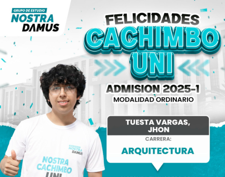 Cachimbo UNI 2025-1 - Grupo de Estudio Nostradamus