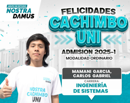Cachimbo UNI 2025-1 - Grupo de Estudio Nostradamus
