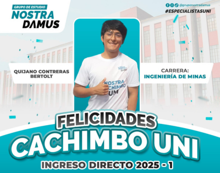 Cachimbo UNI 2025-1 - Grupo de Estudio Nostradamus