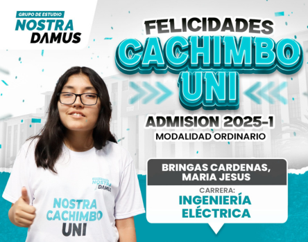 Cachimbo UNI 2025-1 - Grupo de Estudio Nostradamus
