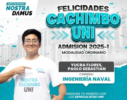 Cachimbo UNI 2025-1 - Grupo de Estudio Nostradamus