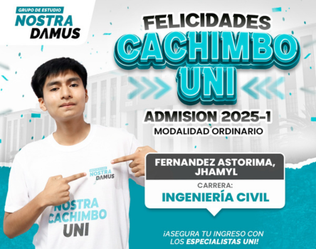 Cachimbo UNI 2025-1 - Grupo de Estudio Nostradamus
