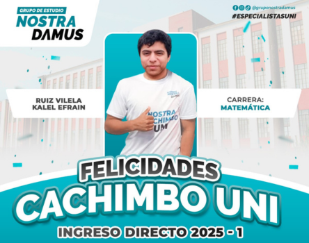 Cachimbo UNI 2025-1 - Grupo de Estudio Nostradamus