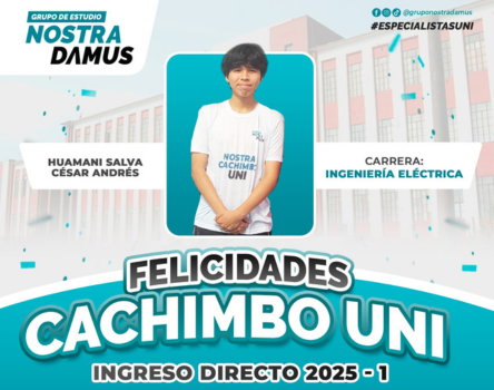 Cachimbo UNI 2025-1 - Grupo de Estudio Nostradamus