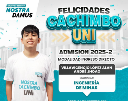 Cachimbo UNI 2025-2 - Grupo de Estudio Nostradamus