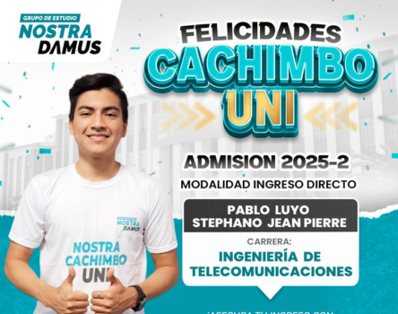 Cachimbo UNI 2025-2 - Grupo de Estudio Nostradamus
