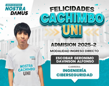 Cachimbo UNI 2025-2 - Grupo de Estudio Nostradamus