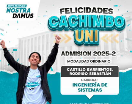 Cachimbo UNI 2025-2 - Grupo de Estudio Nostradamus