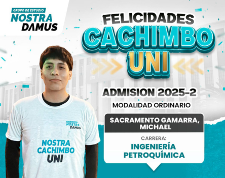 Cachimbo UNI 2025-2 - Grupo de Estudio Nostradamus