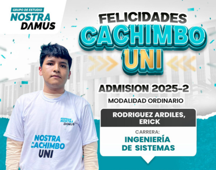 Cachimbo UNI 2025-2 - Grupo de Estudio Nostradamus