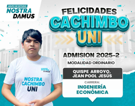 Cachimbo UNI 2025-2 - Grupo de Estudio Nostradamus