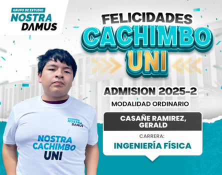 Cachimbo UNI 2025-2 - Grupo de Estudio Nostradamus