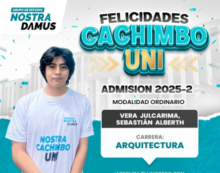 Cachimbo UNI 2025-2 - Grupo de Estudio Nostradamus