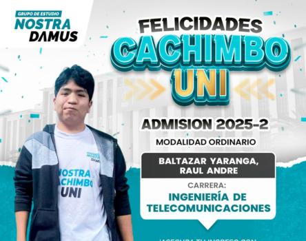 Cachimbo UNI 2025-2 - Grupo de Estudio Nostradamus